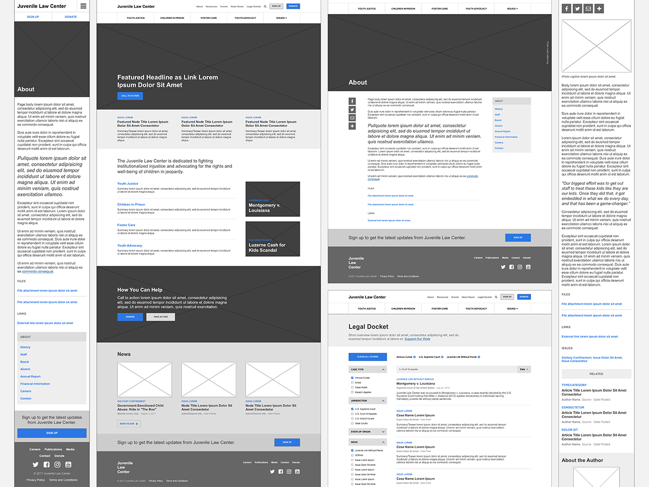 Image of JLC Wireframes