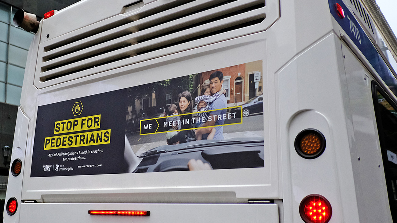 Vision Zero Septa Bus Tail Ad