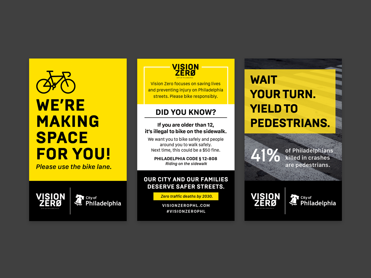 Vision Zero Palm Cards