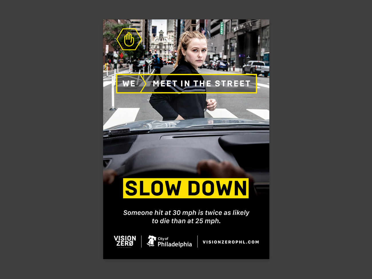 Vision Zero Educational Campaign Poster