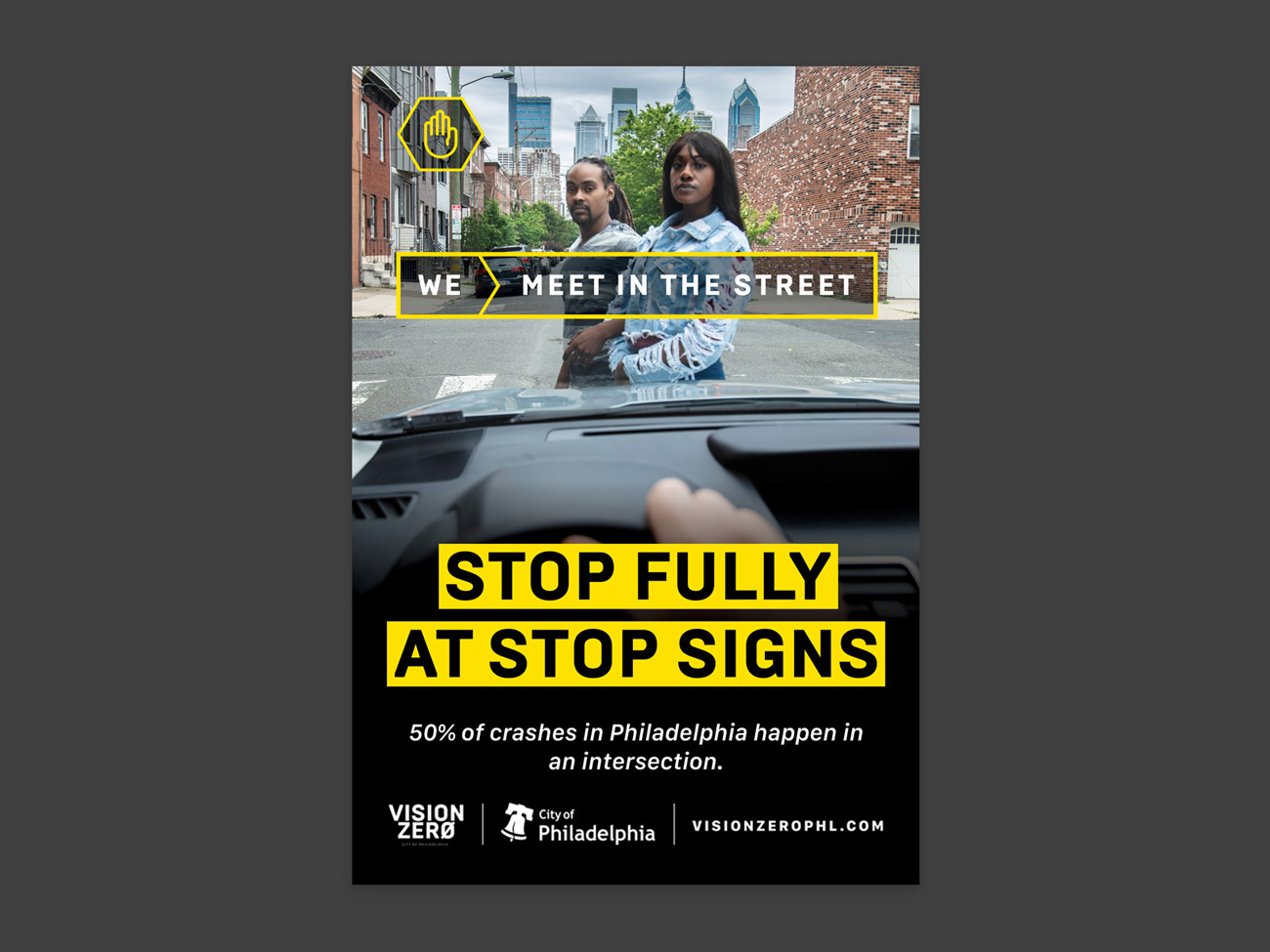 Vision Zero Educational Campaign Poster