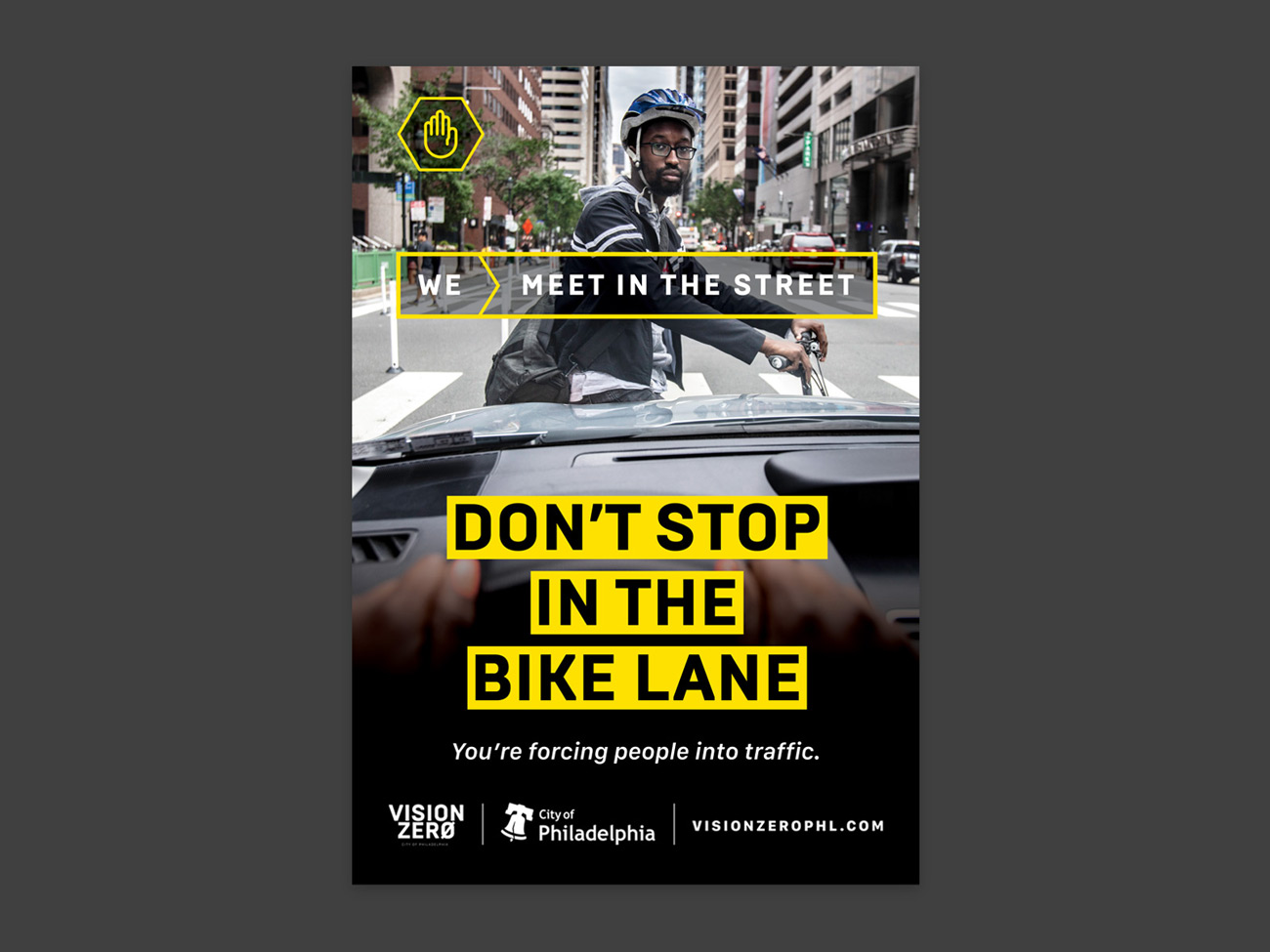 Vision Zero Educational Campaign Poster