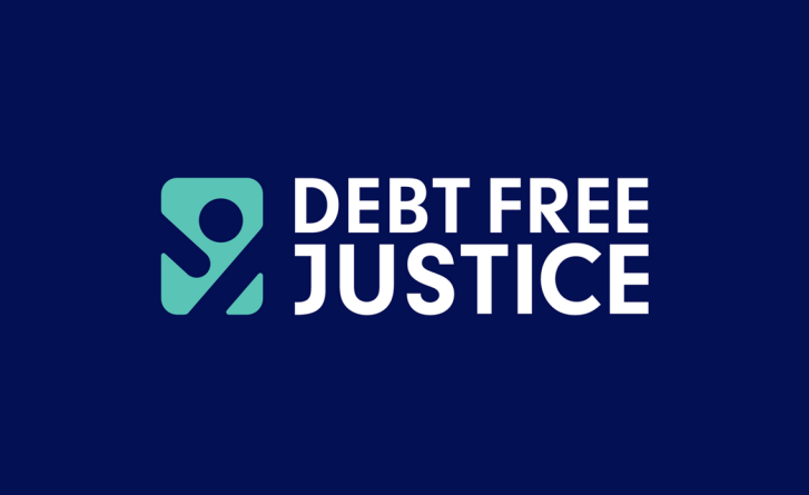 The Debt Free Justice logo
